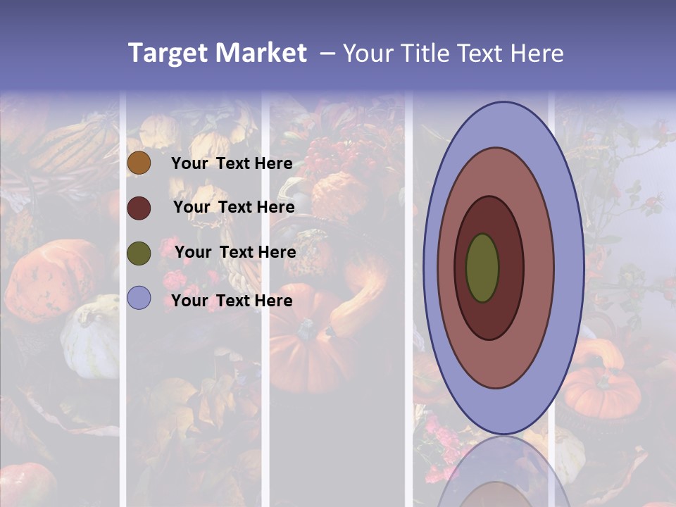 Colourful Vegetation Frame PowerPoint Template