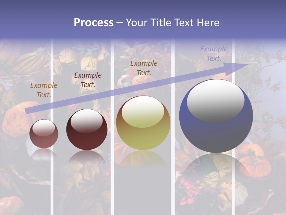 Colourful Vegetation Frame PowerPoint Template