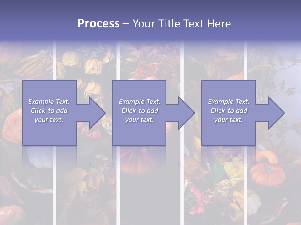 Colourful Vegetation Frame PowerPoint Template