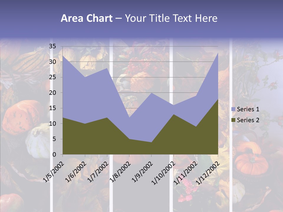 Colourful Vegetation Frame PowerPoint Template