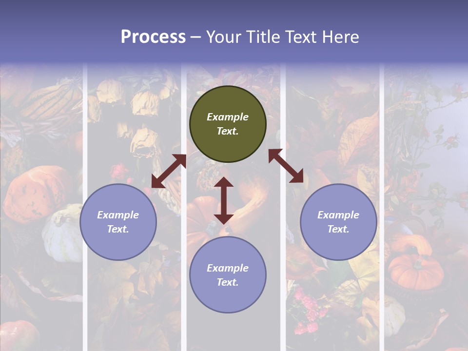 Colourful Vegetation Frame PowerPoint Template