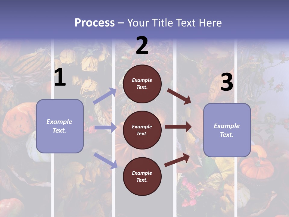 Colourful Vegetation Frame PowerPoint Template