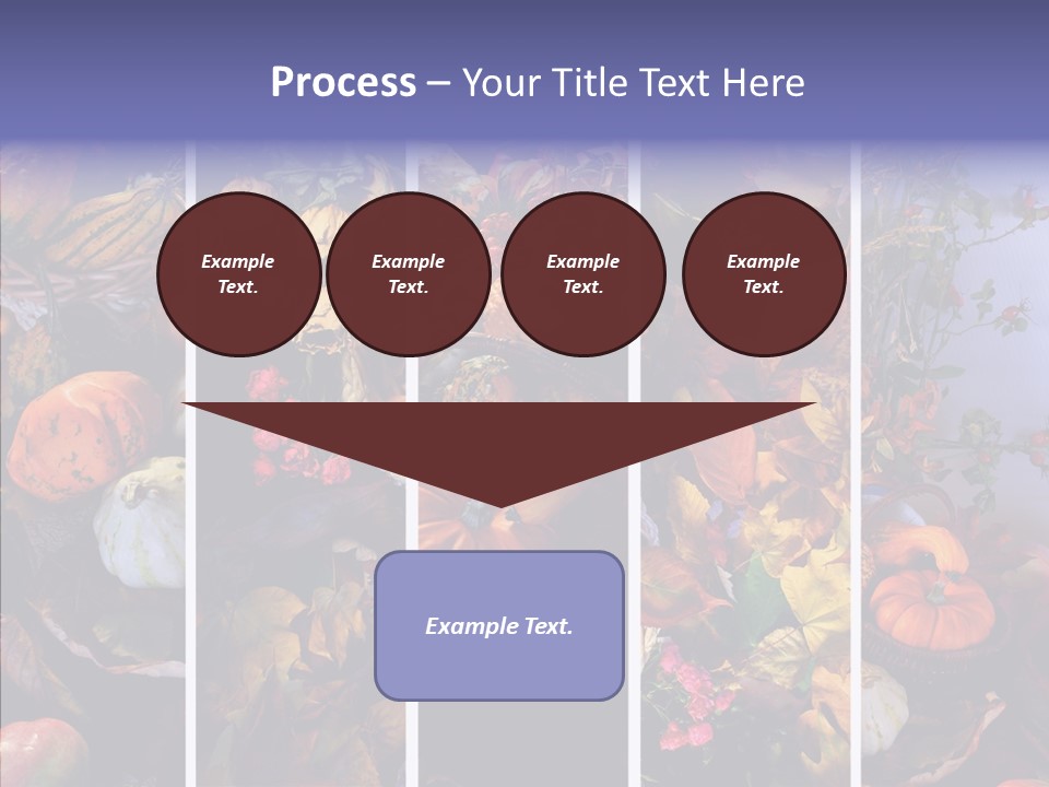 Colourful Vegetation Frame PowerPoint Template