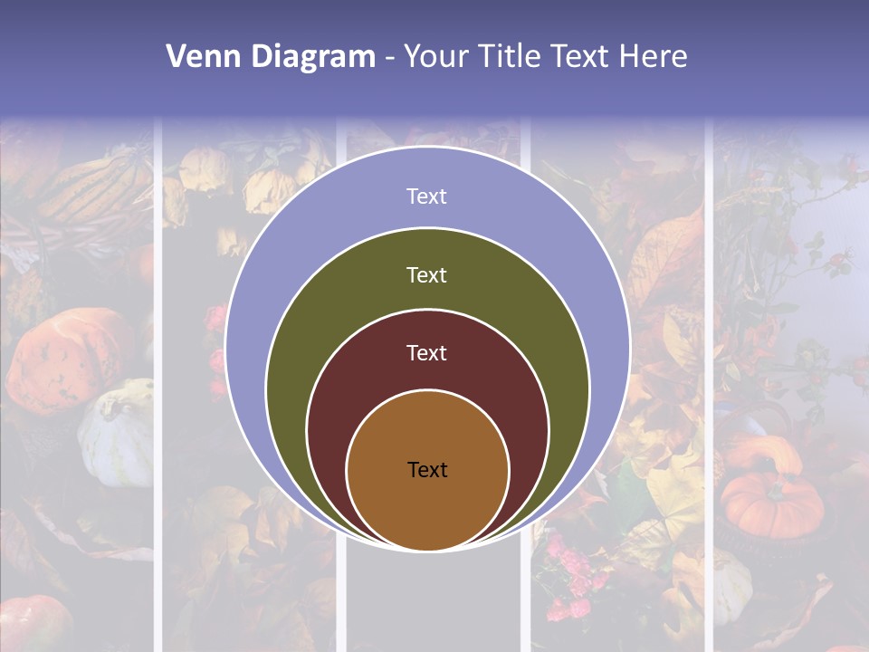 Colourful Vegetation Frame PowerPoint Template