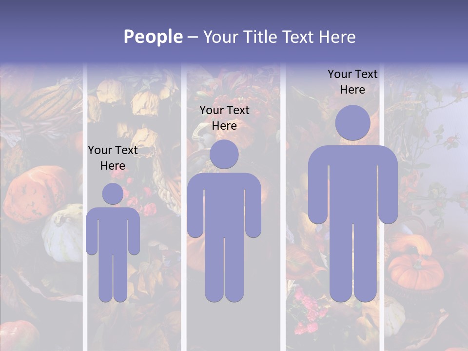 Colourful Vegetation Frame PowerPoint Template