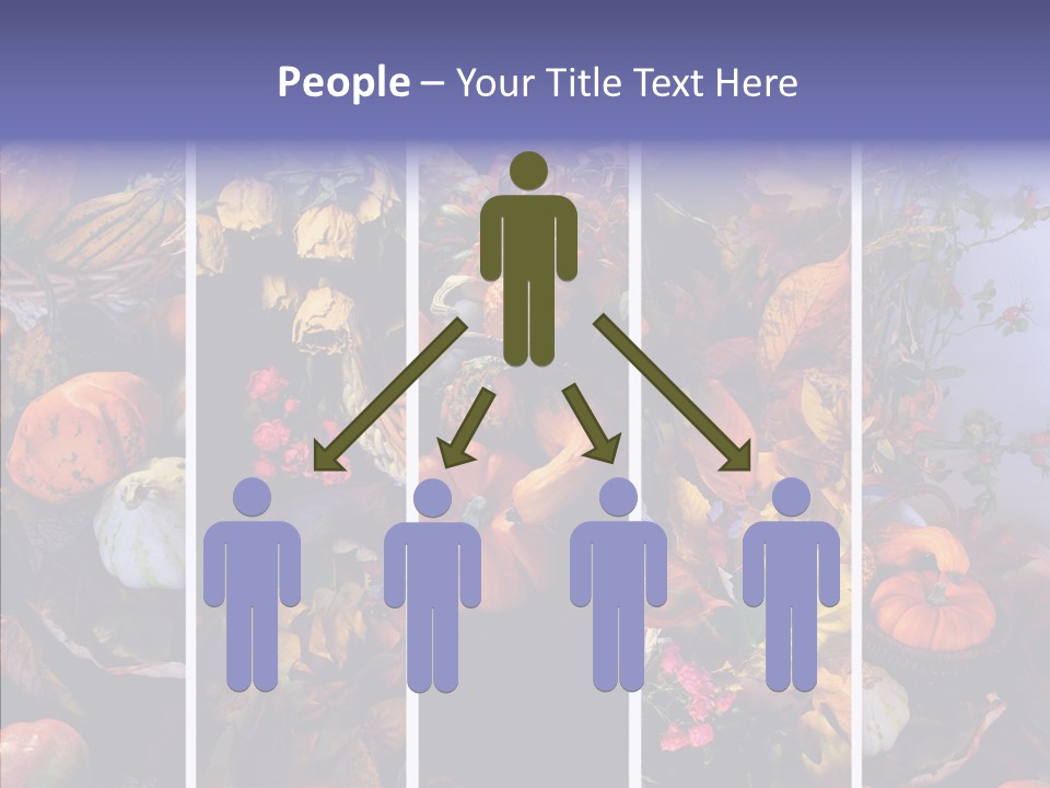 Colourful Vegetation Frame PowerPoint Template