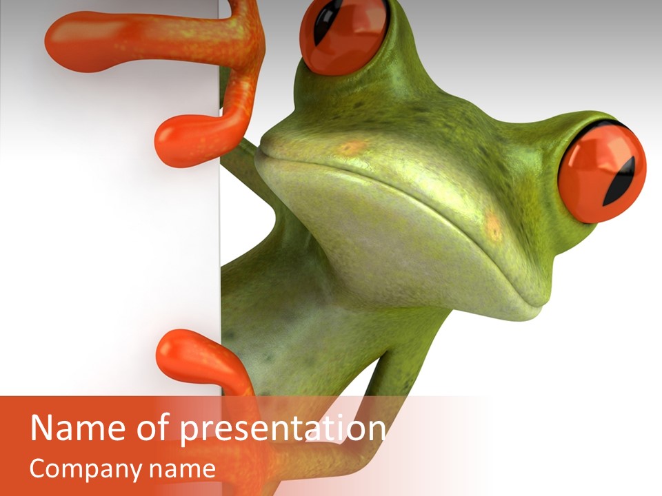 Green Amphibian Rainforest PowerPoint Template