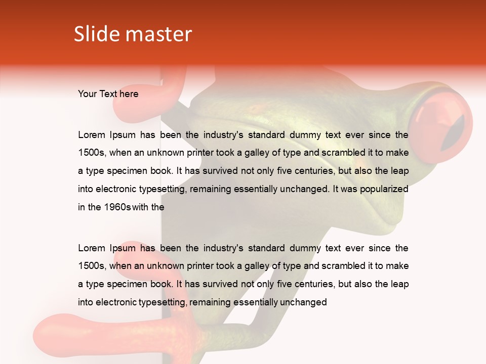 Green Amphibian Rainforest PowerPoint Template