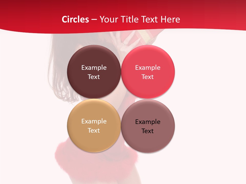 Celebration Smiling Girls PowerPoint Template