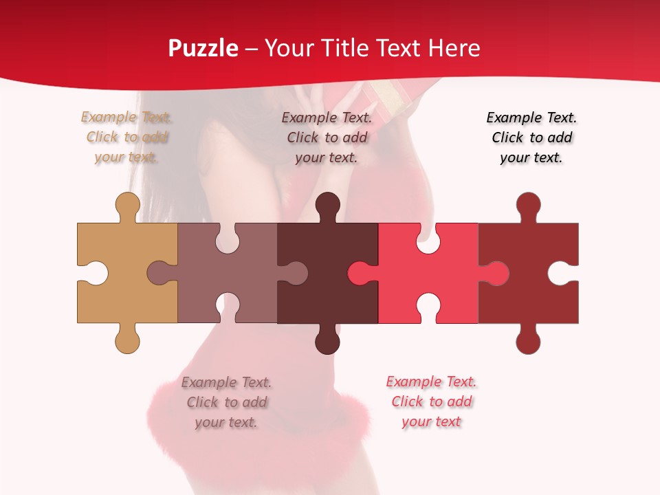 Celebration Smiling Girls PowerPoint Template