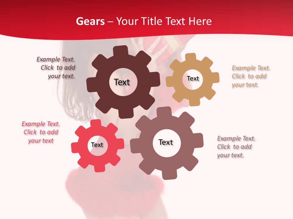 Celebration Smiling Girls PowerPoint Template