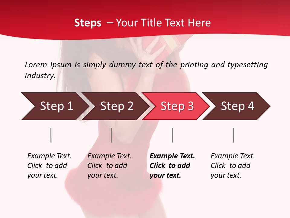 Celebration Smiling Girls PowerPoint Template