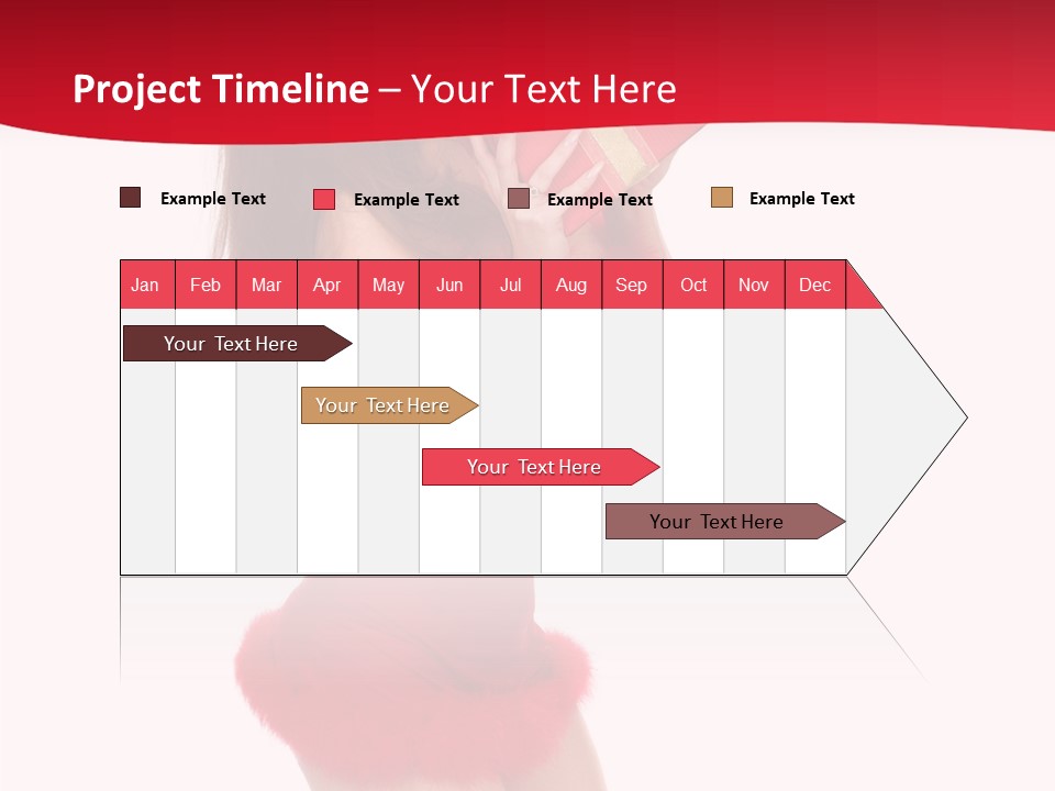 Celebration Smiling Girls PowerPoint Template