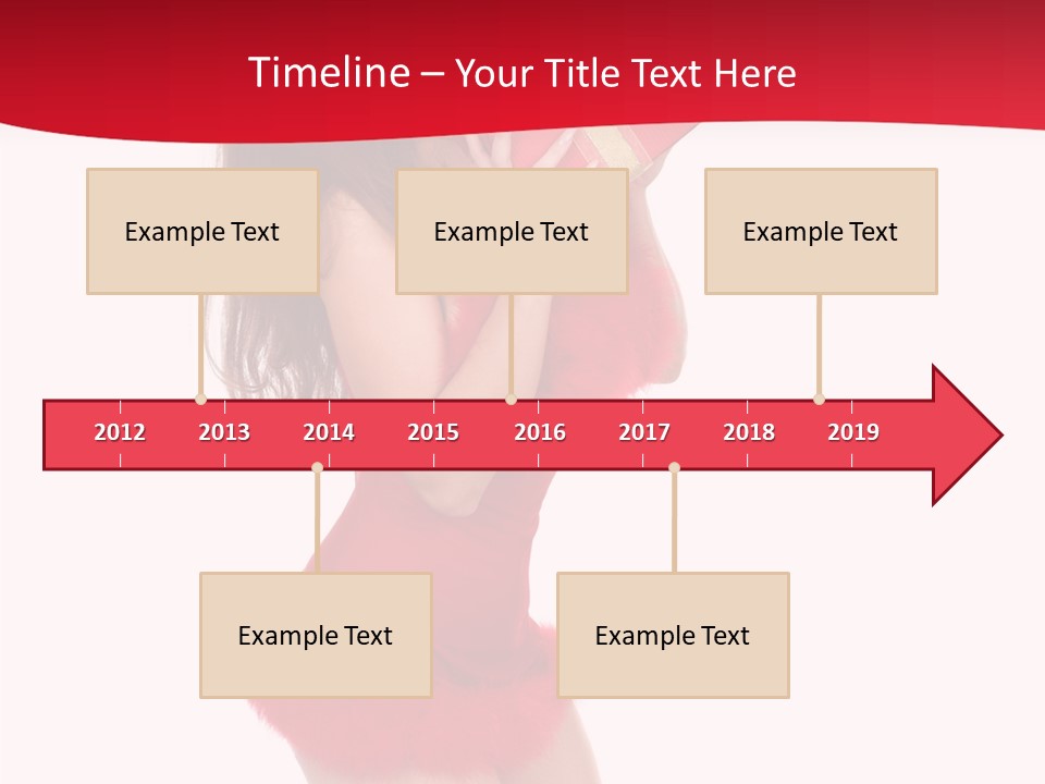 Celebration Smiling Girls PowerPoint Template