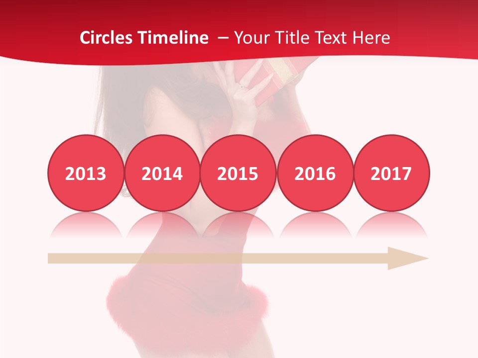 Celebration Smiling Girls PowerPoint Template