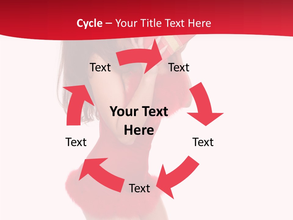 Celebration Smiling Girls PowerPoint Template