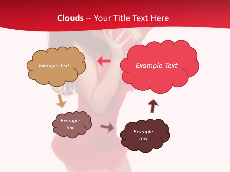 Celebration Smiling Girls PowerPoint Template