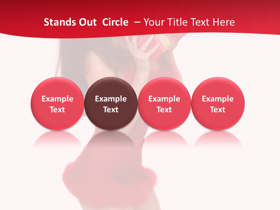 Celebration Smiling Girls PowerPoint Template