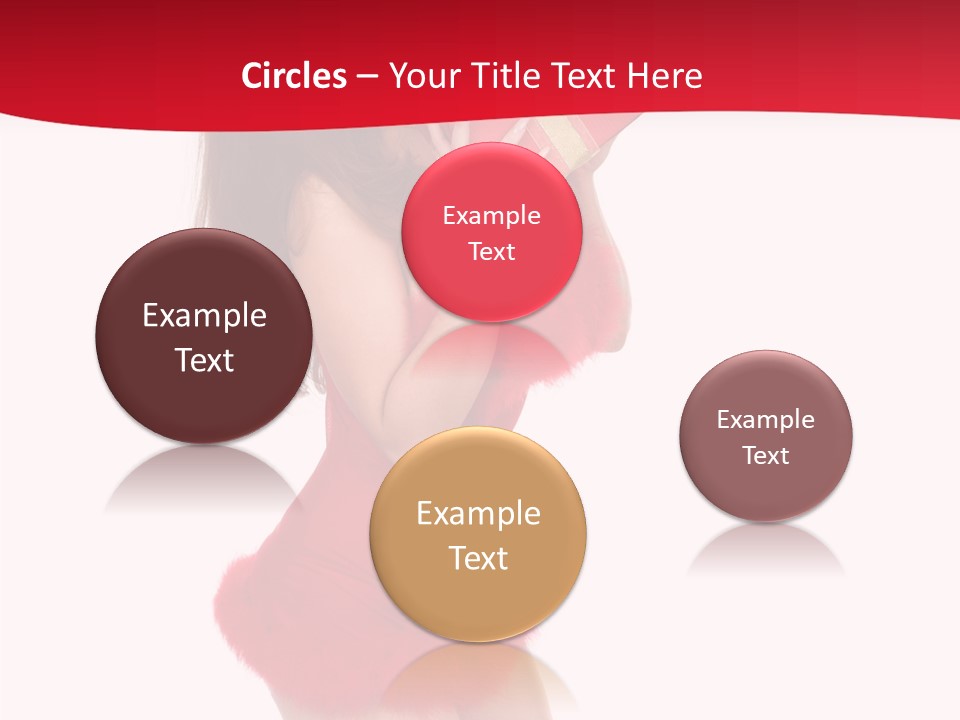 Celebration Smiling Girls PowerPoint Template