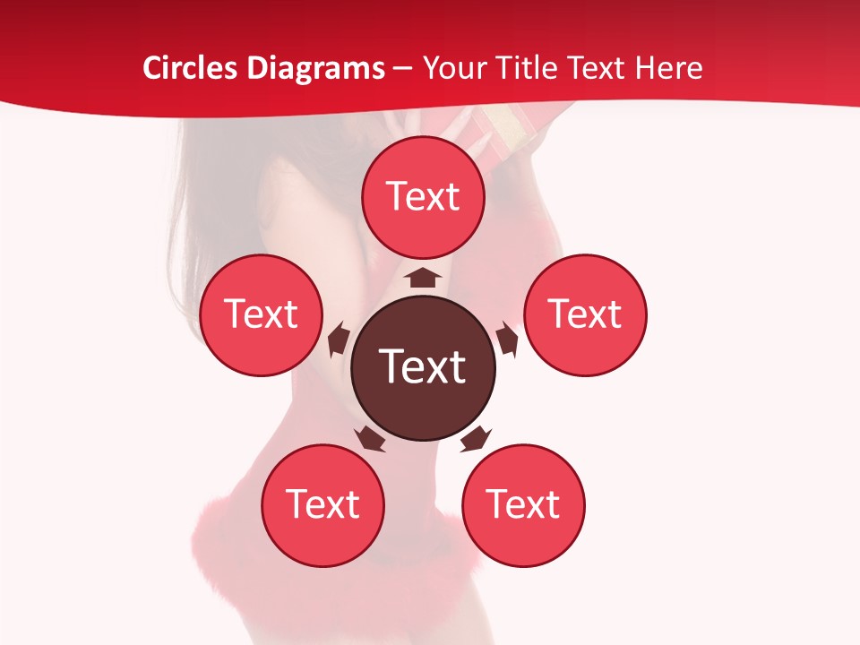 Celebration Smiling Girls PowerPoint Template