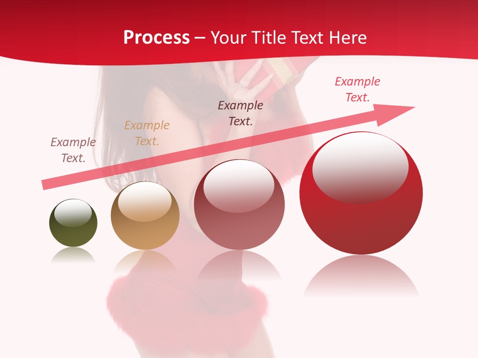 Celebration Smiling Girls PowerPoint Template