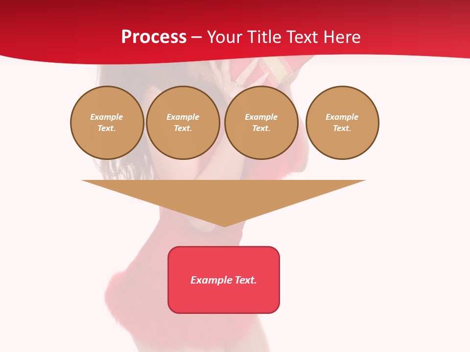 Celebration Smiling Girls PowerPoint Template