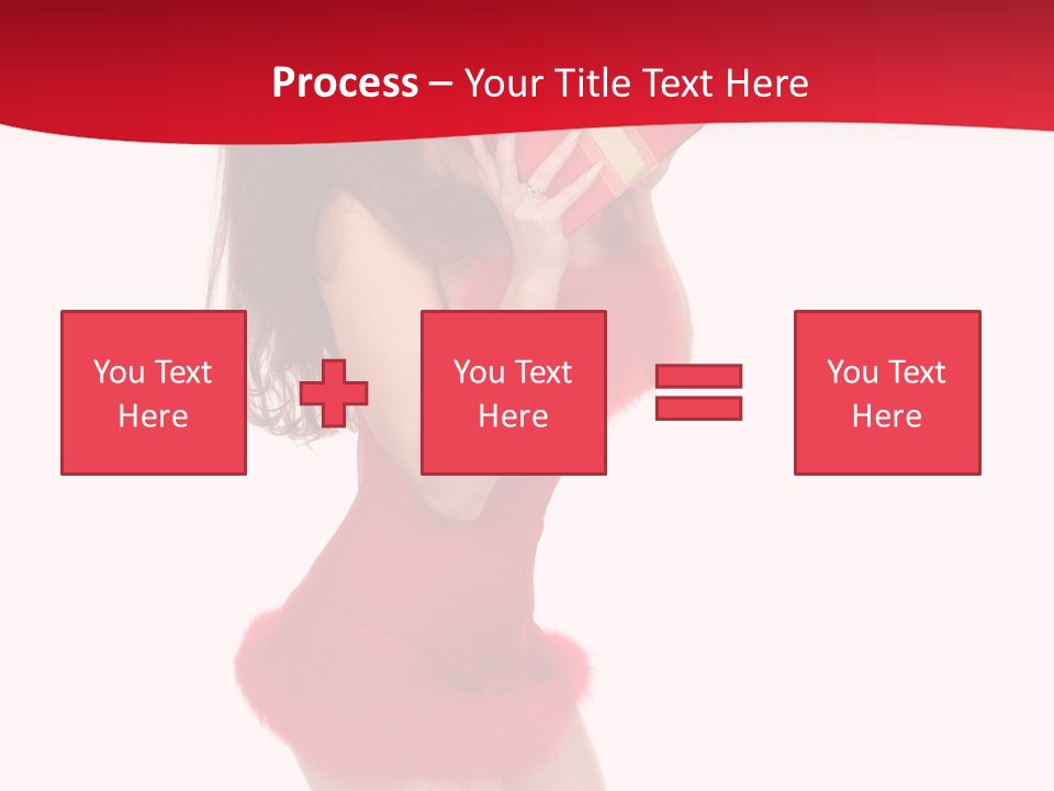 Celebration Smiling Girls PowerPoint Template