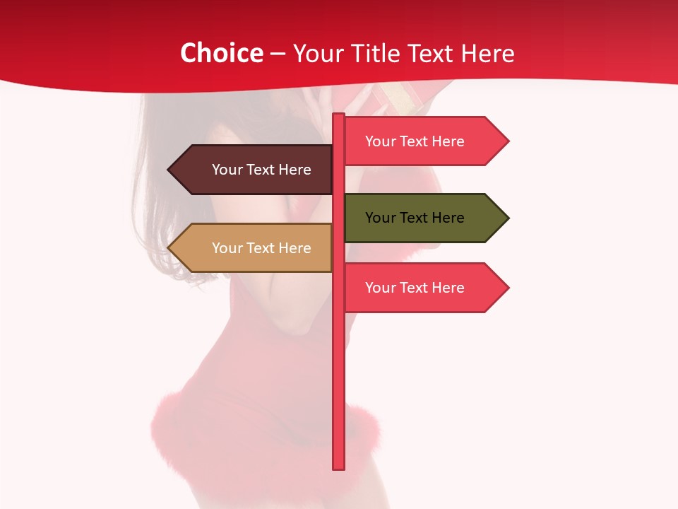 Celebration Smiling Girls PowerPoint Template