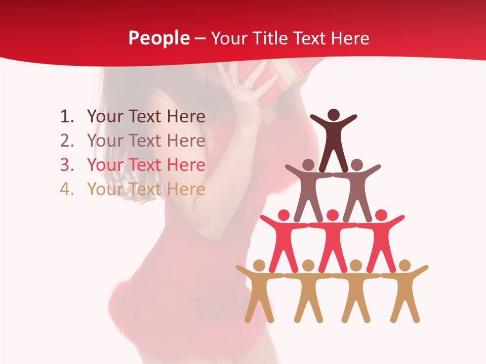 Celebration Smiling Girls PowerPoint Template