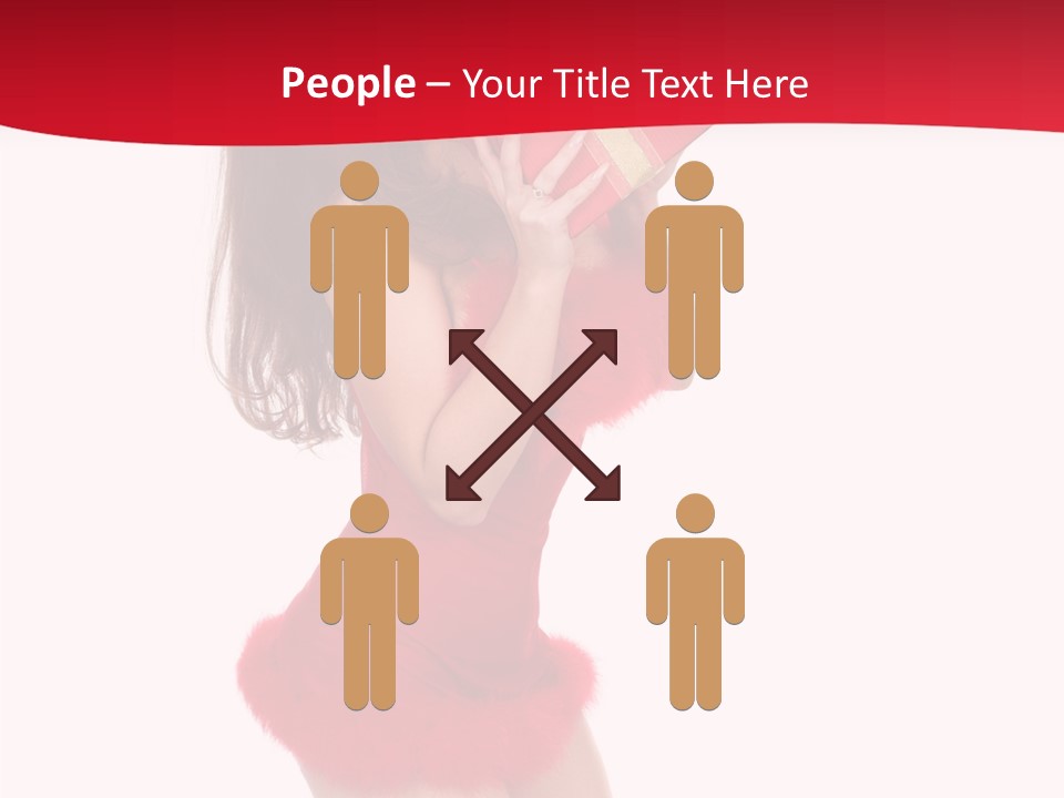 Celebration Smiling Girls PowerPoint Template