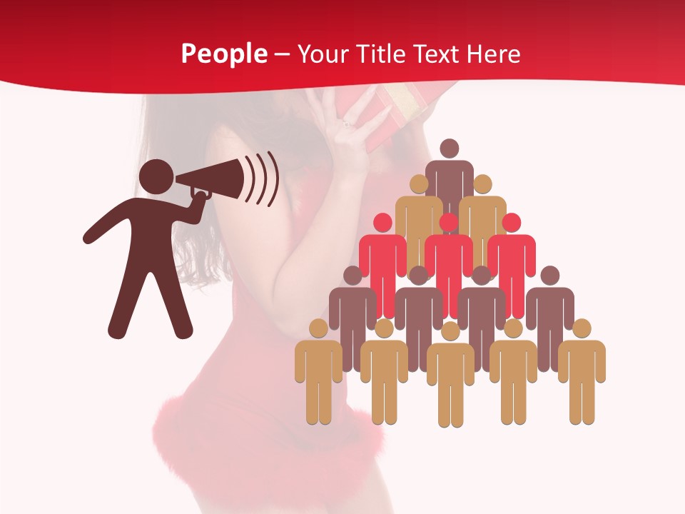 Celebration Smiling Girls PowerPoint Template