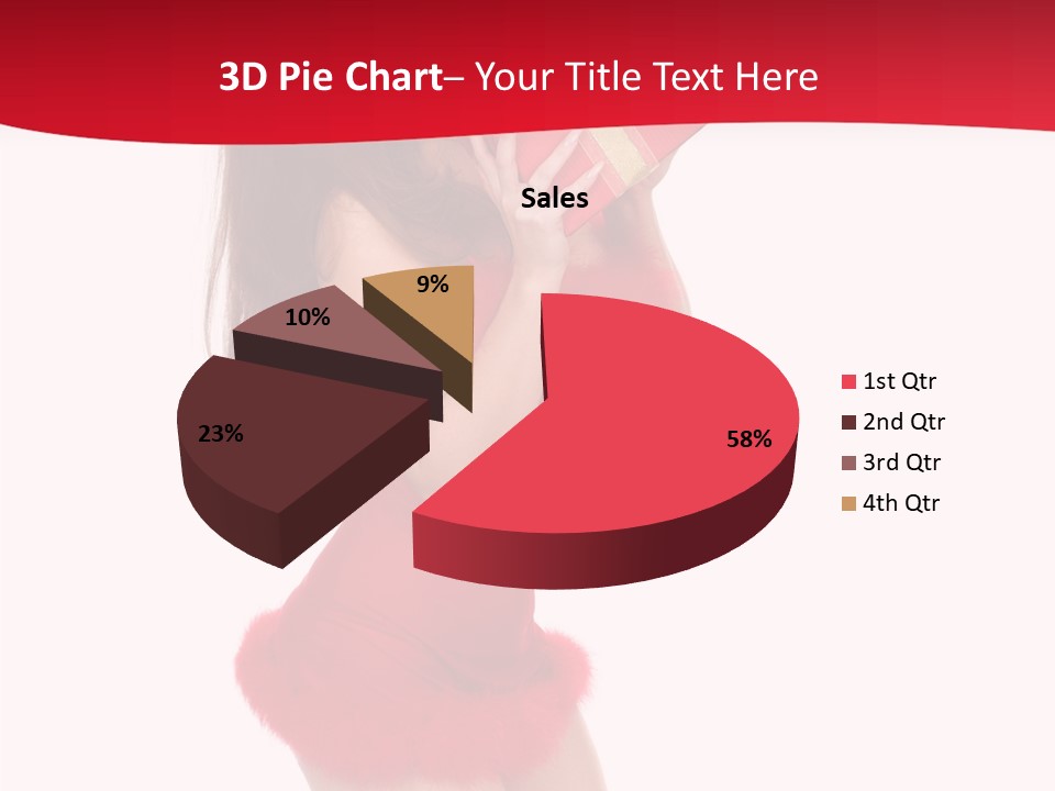 Celebration Smiling Girls PowerPoint Template