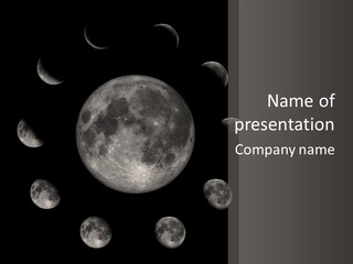 Lunar Outer Computer PowerPoint Template