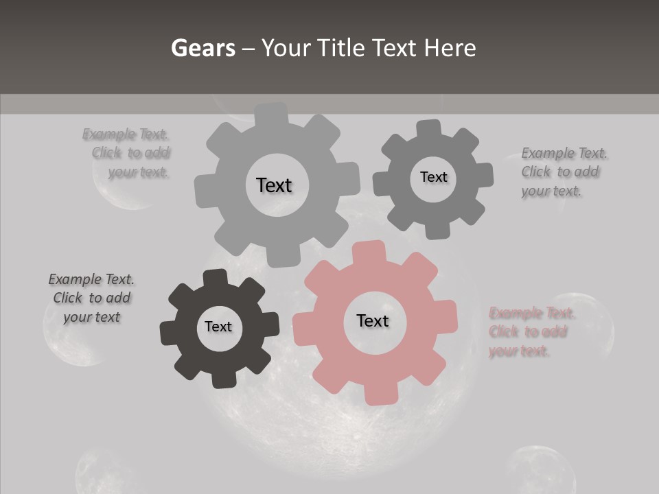 Lunar Outer Computer PowerPoint Template