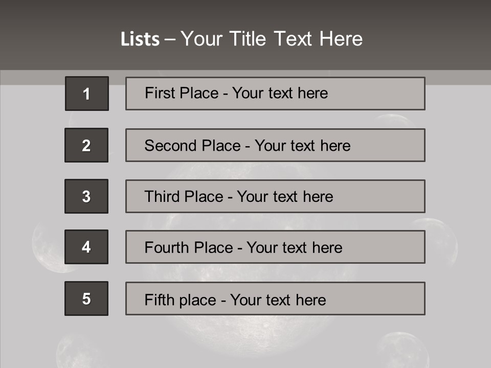Lunar Outer Computer PowerPoint Template