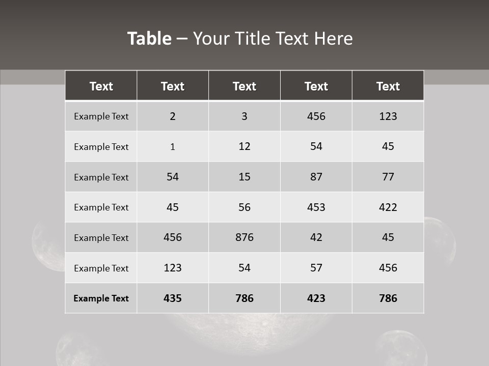 Lunar Outer Computer PowerPoint Template