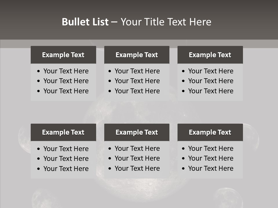 Lunar Outer Computer PowerPoint Template