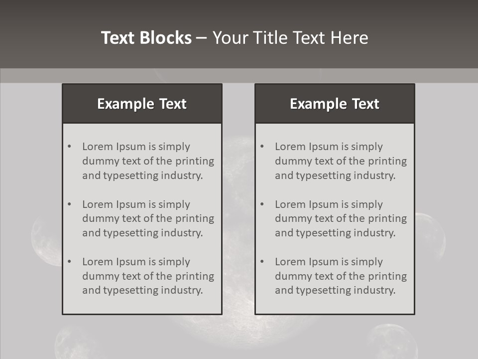 Lunar Outer Computer PowerPoint Template