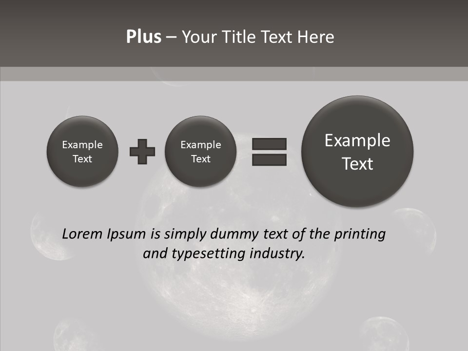 Lunar Outer Computer PowerPoint Template