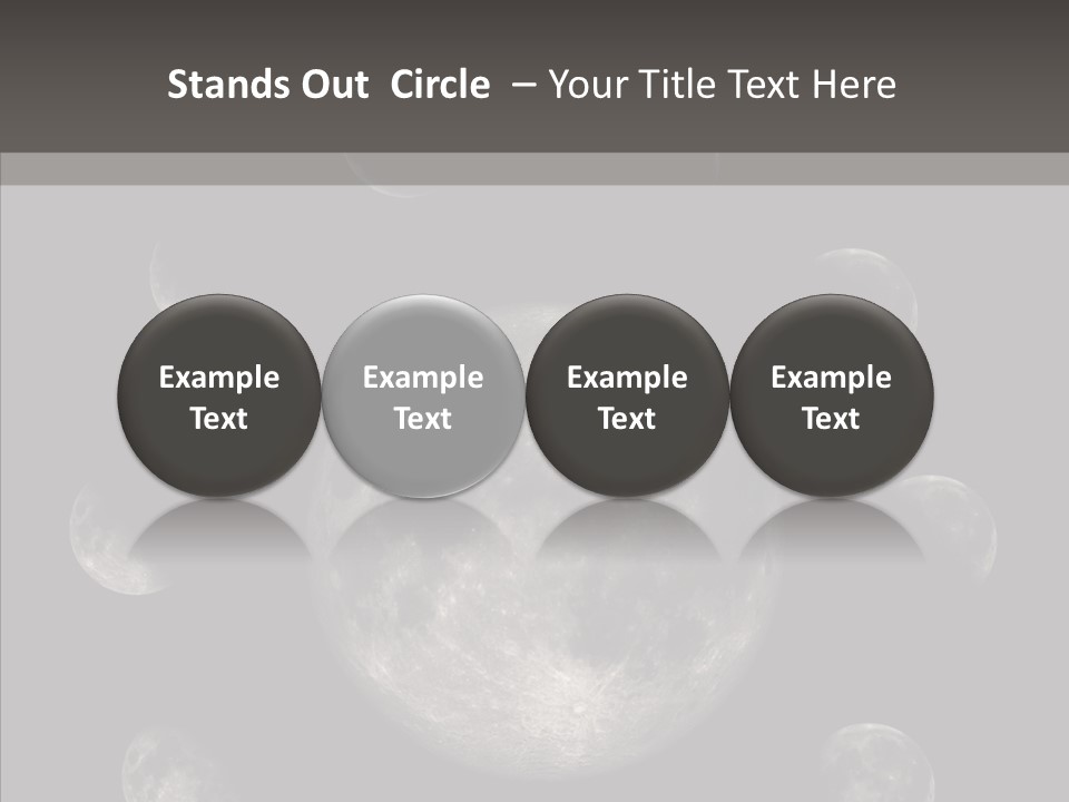 Lunar Outer Computer PowerPoint Template