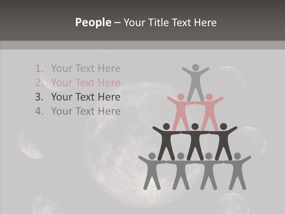 Lunar Outer Computer PowerPoint Template