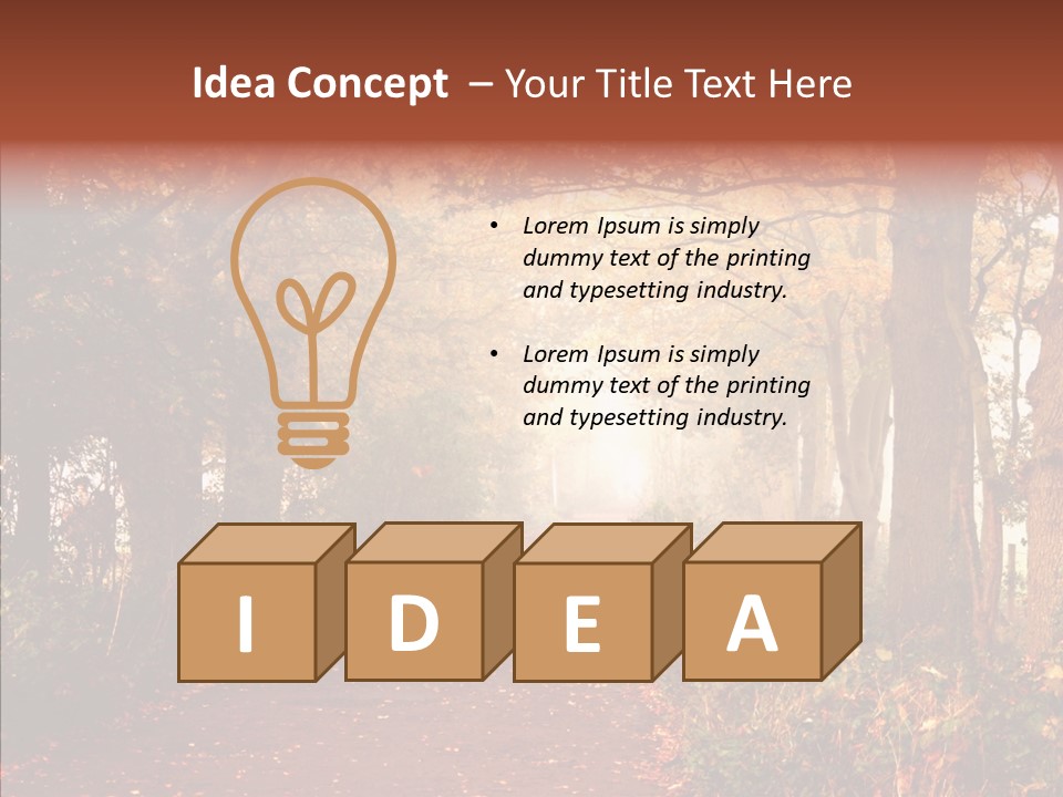 Peace Brown New PowerPoint Template