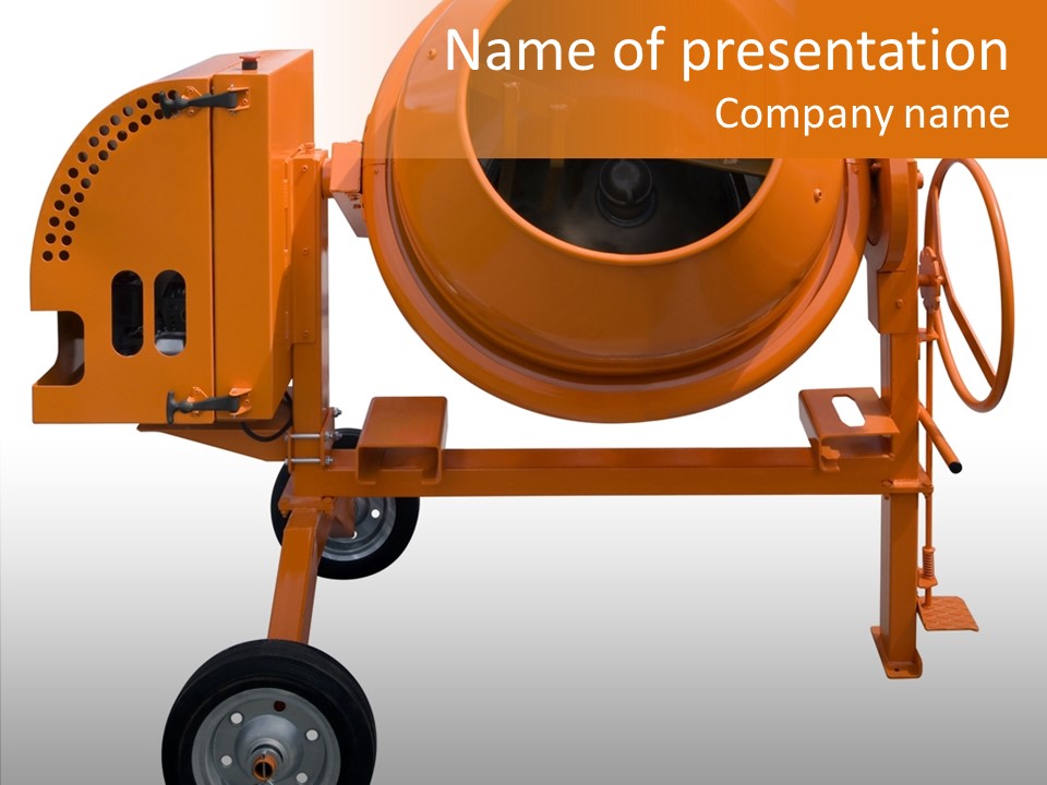 Industrial Front Mobile PowerPoint Template
