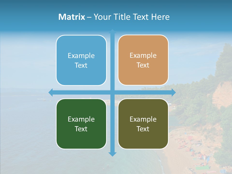 Beautiful Sandy Vegetation PowerPoint Template