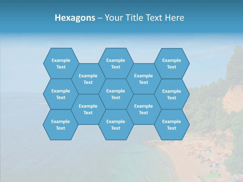 Beautiful Sandy Vegetation PowerPoint Template