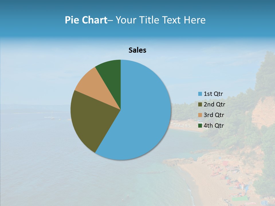 Beautiful Sandy Vegetation PowerPoint Template