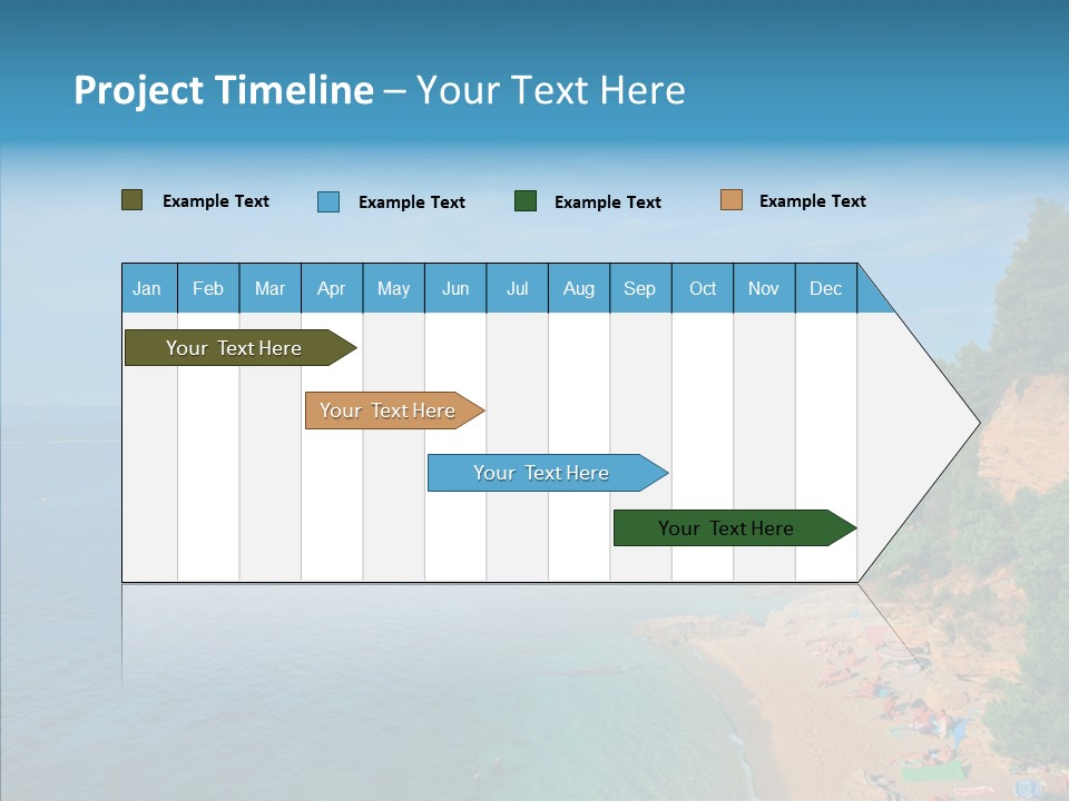 Beautiful Sandy Vegetation PowerPoint Template