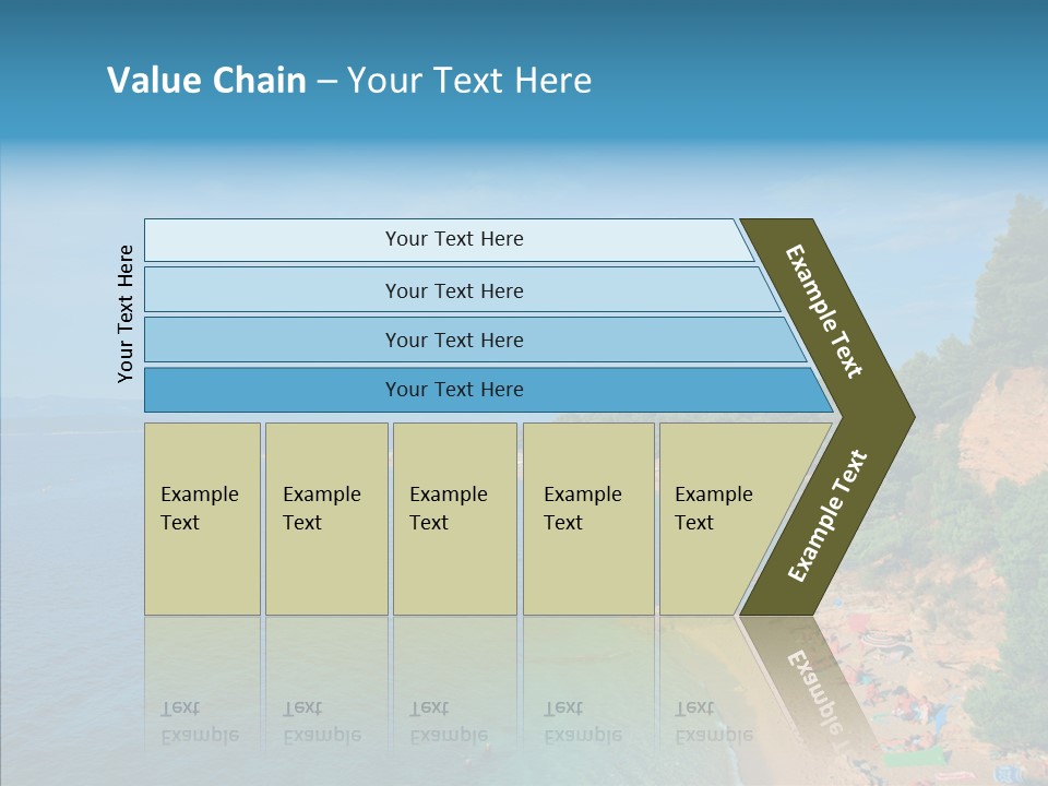 Beautiful Sandy Vegetation PowerPoint Template