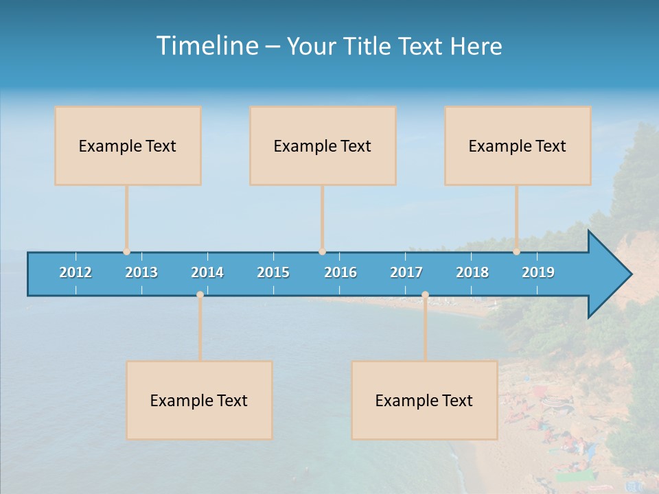 Beautiful Sandy Vegetation PowerPoint Template