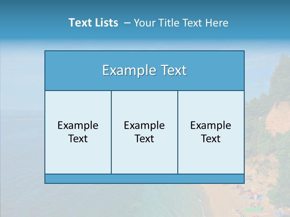 Beautiful Sandy Vegetation PowerPoint Template
